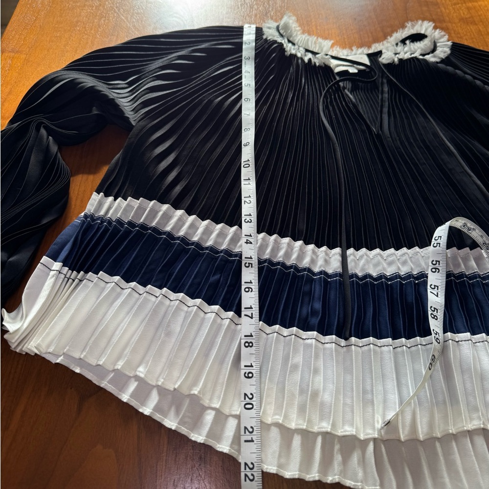 3.1 Phillip Lim Pleated Blouse - Picture 6 of 14